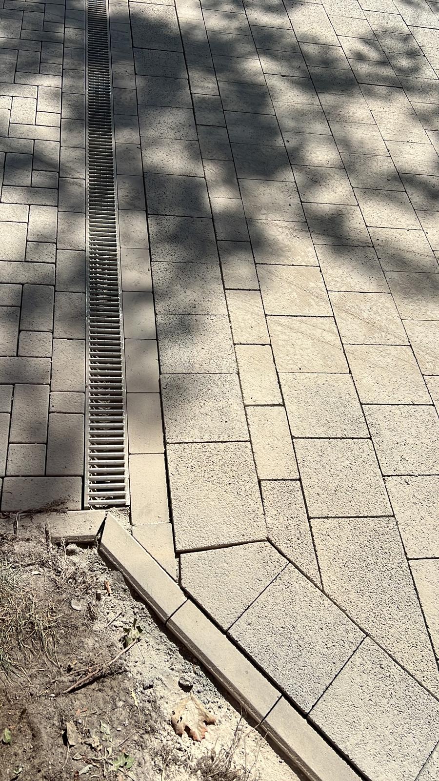 Projekt 4 - Unterbau mit Halbsteinverband und Dränung